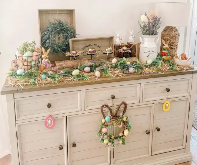 A Sideboard Overflowing with Spring