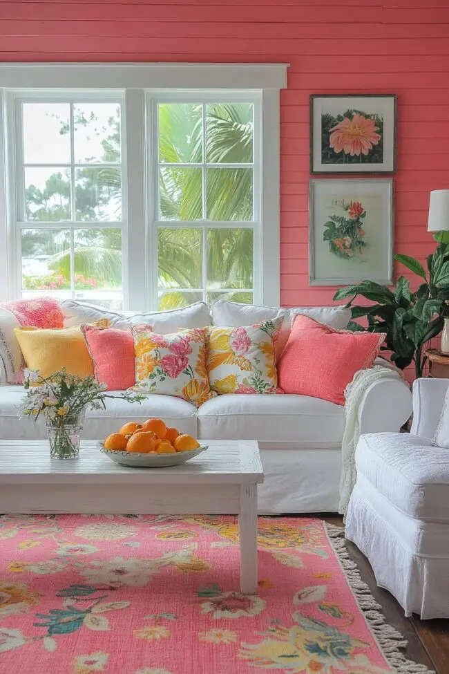 Refreshing Pink Lemonade Lounge Design