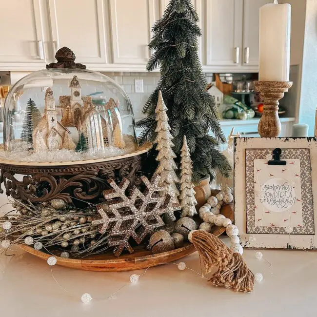 Enchanting Mini Winter Village Decor