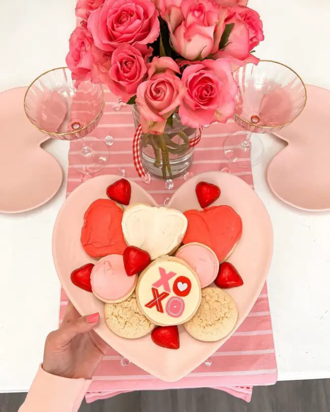 Sweet and Chic Valentine's Table