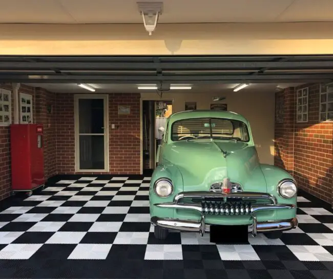 Retro Charm with Checkerboard Floors