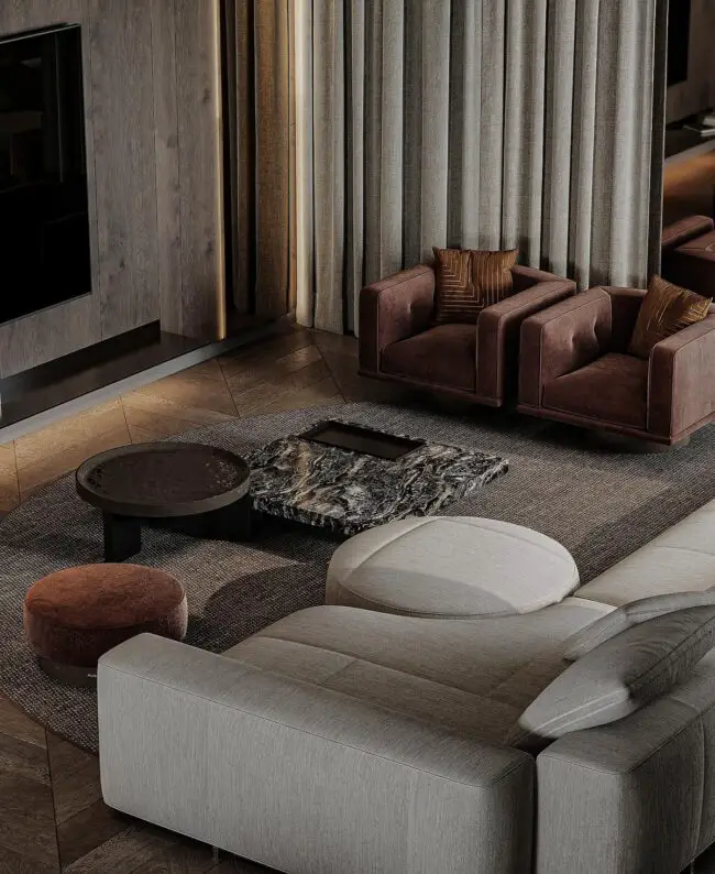 Cozy Luxury with Earthy Accents