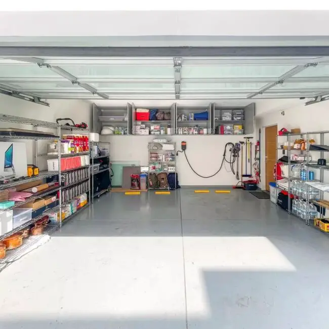 Neat and Tidy One-Car Garage