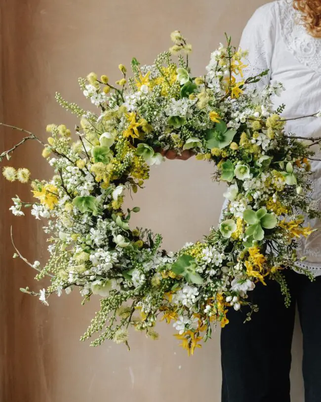 Lush Spring Wreath for Your Door