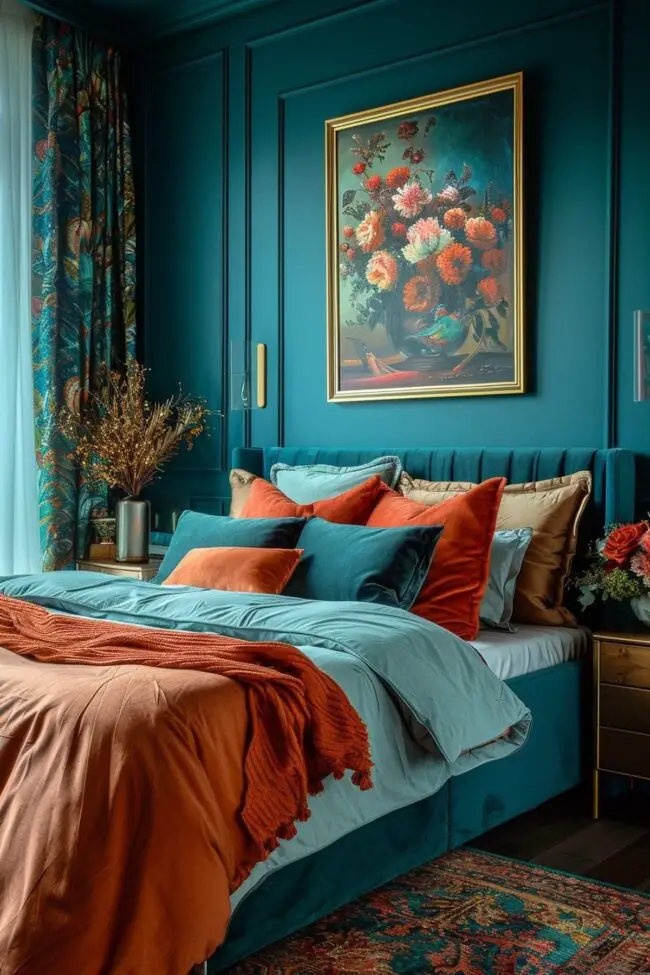 Captivating Deep Teal Interior Ideas