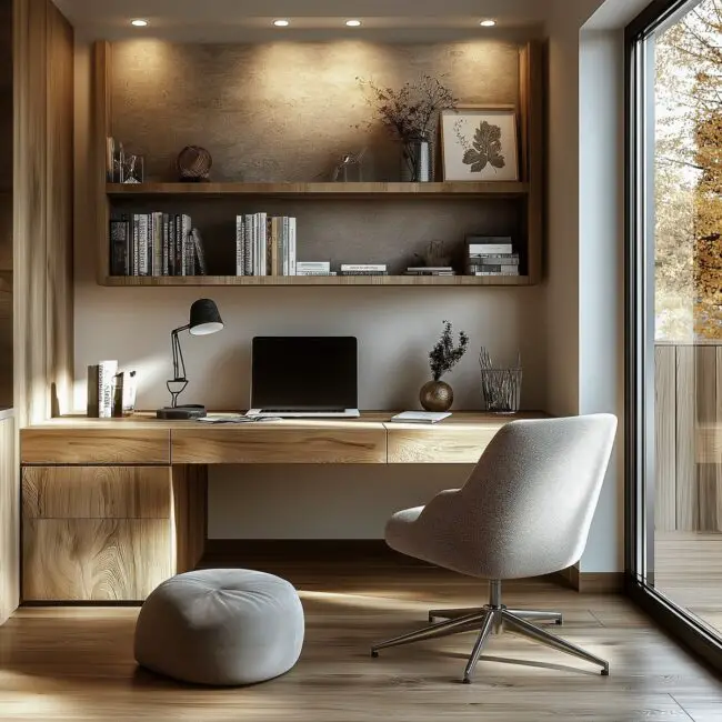 Inviting and Cozy Office Corner