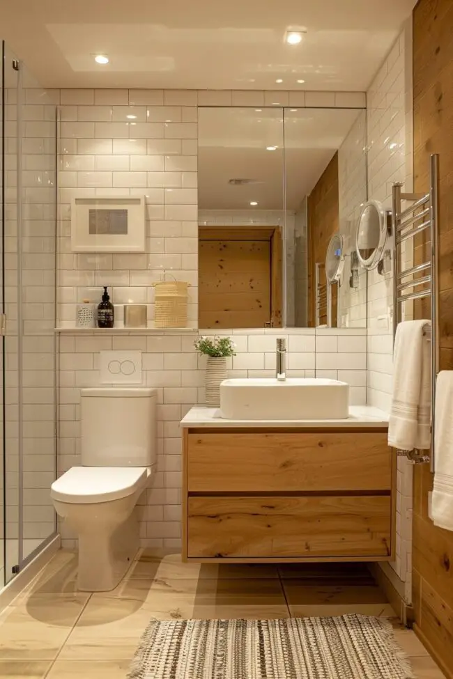 Chic Scandinavian Style for Small Bathrooms