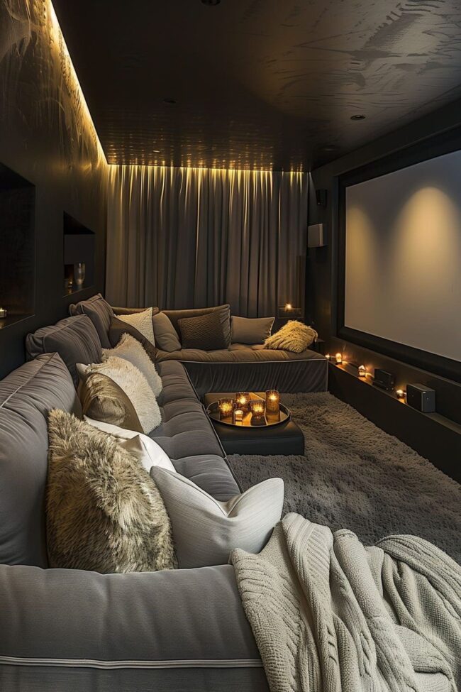 Intimate, Cozy Private Cinema