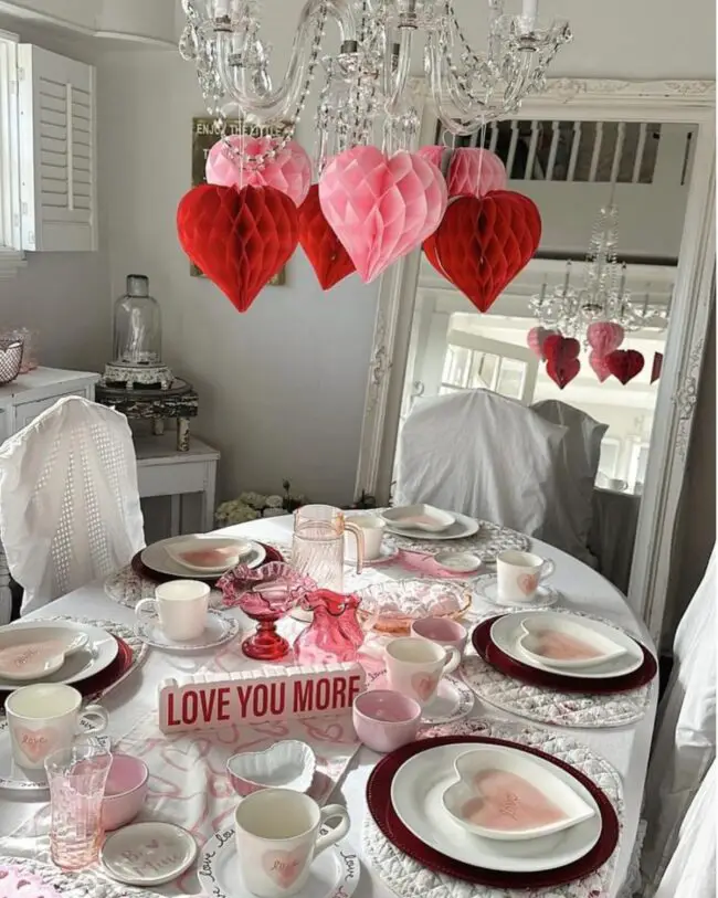 Intimate Valentine’s Day Brunch Setup