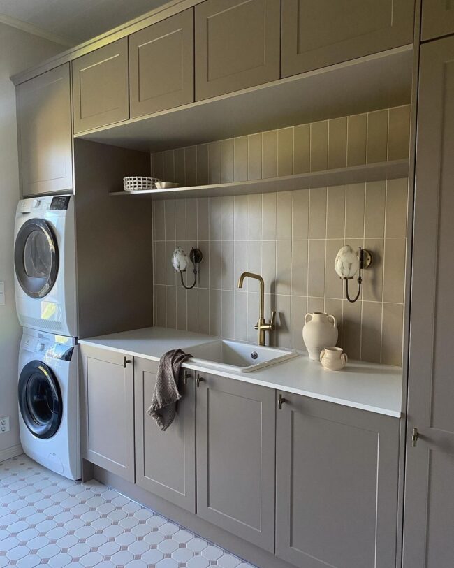 Minimalist Laundry with Neutral Hues