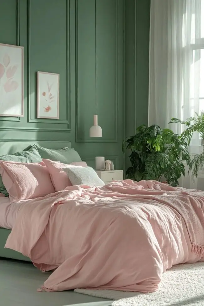 Chic Mint and Blush Oasis