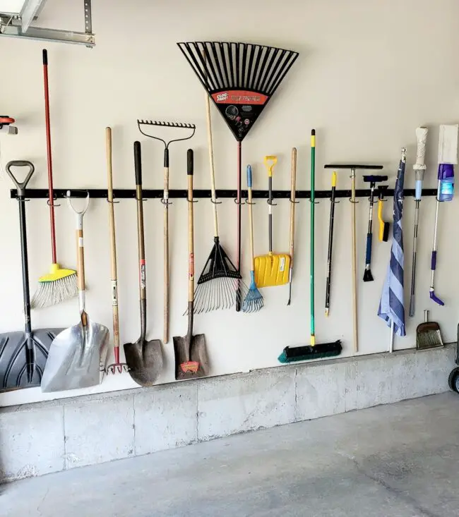 Garden Gear Storage: Rakes, Shovels, and Spades