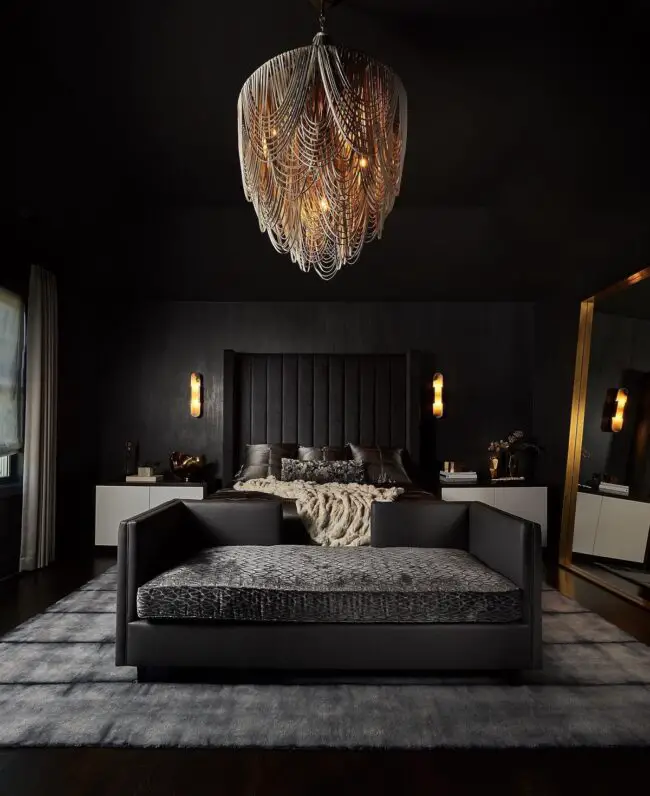 How to Match Furniture in Black Bedroom