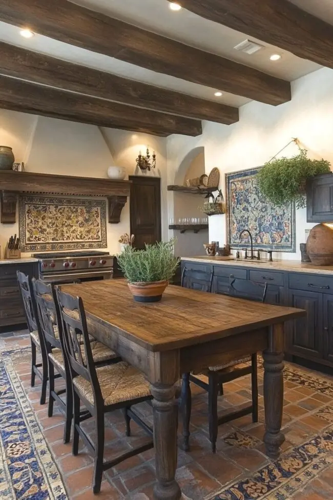 Stunning Mediterranean Inspired Cooking Space