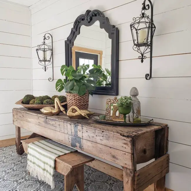 Rustic Elegance with Antique Touches