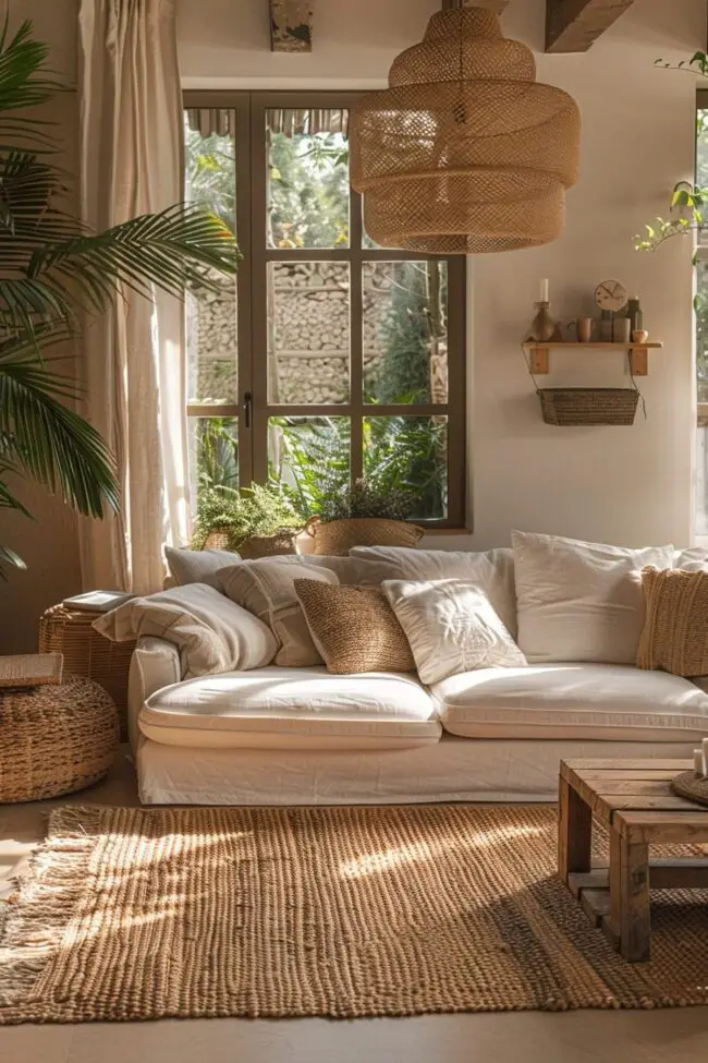 Natural Shades in Scandinavian Boho Design