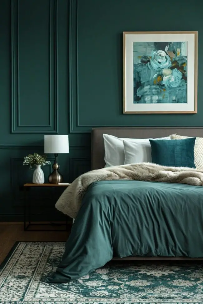 City Retreat in Teal Shades