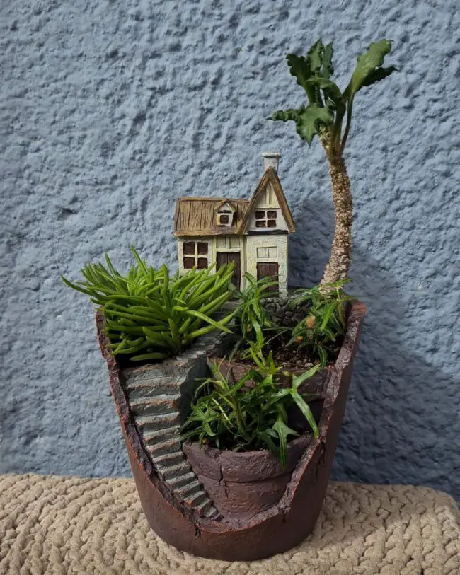 Whimsical Gardens with Miniature Fantasy