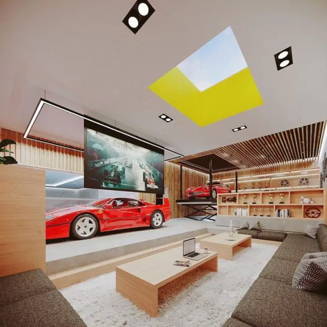 Futuristic Car Showroom Design