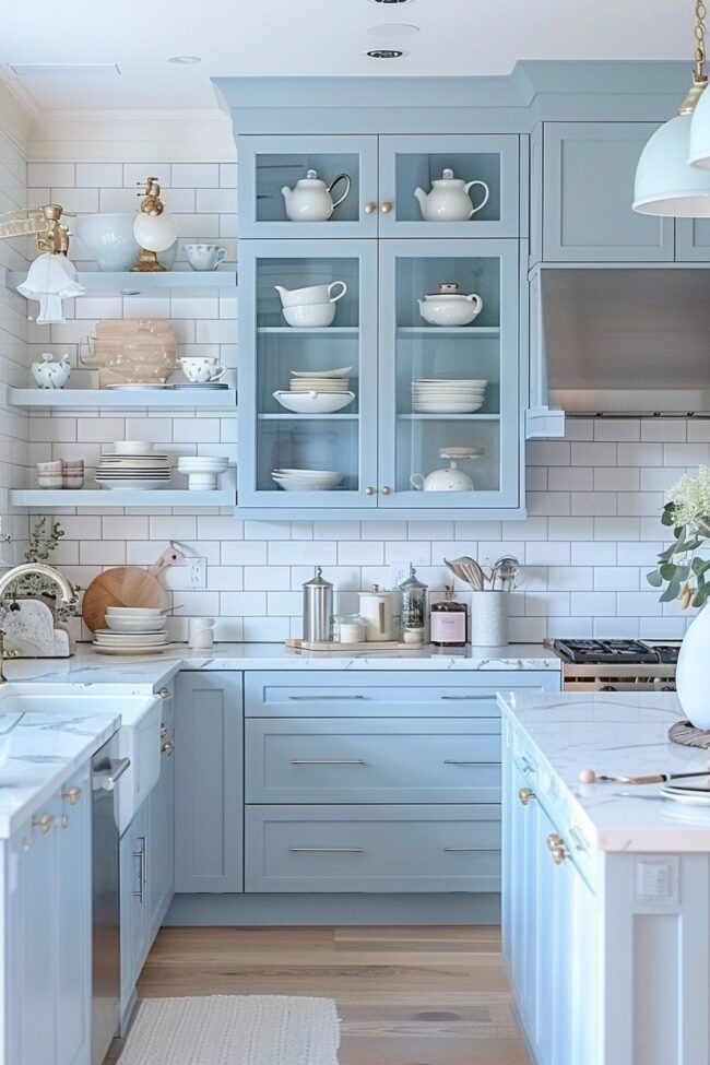 Chic Pastel-Inspired Kitchen Designs