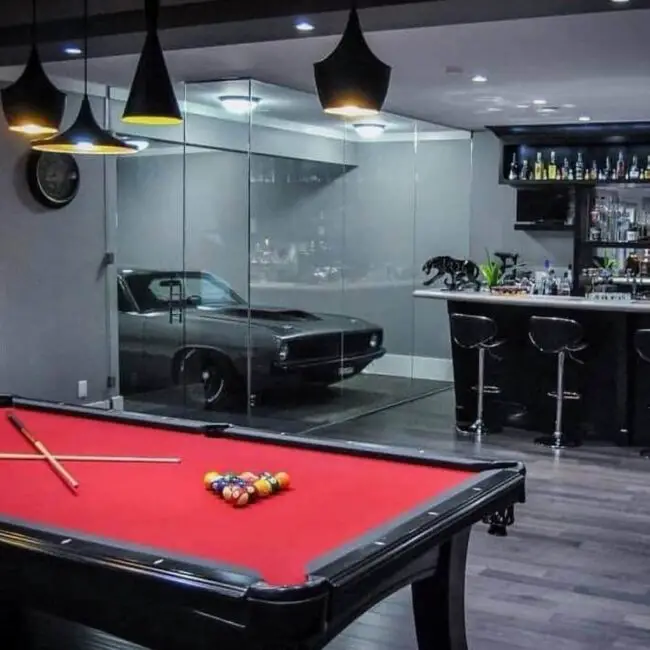 Game Room with Automotive Vibes