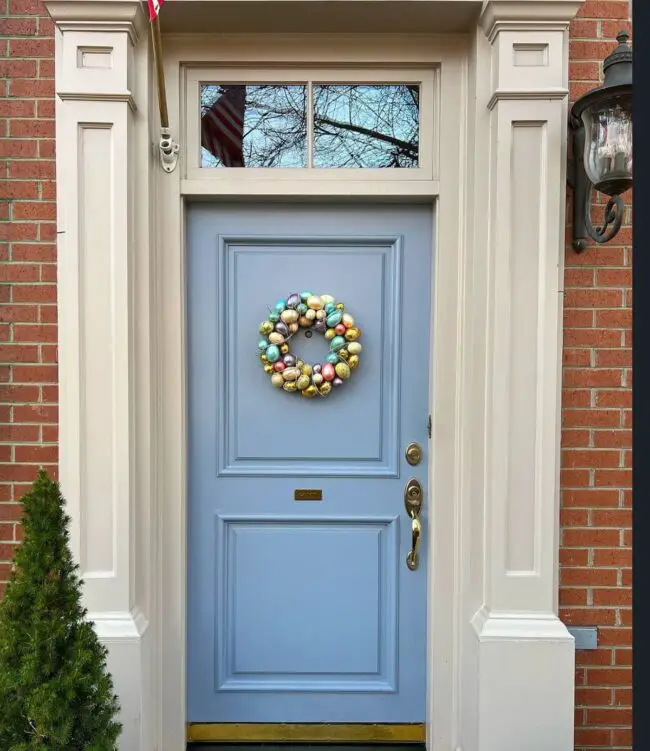 Charming Golden Pastel Egg Arrangement