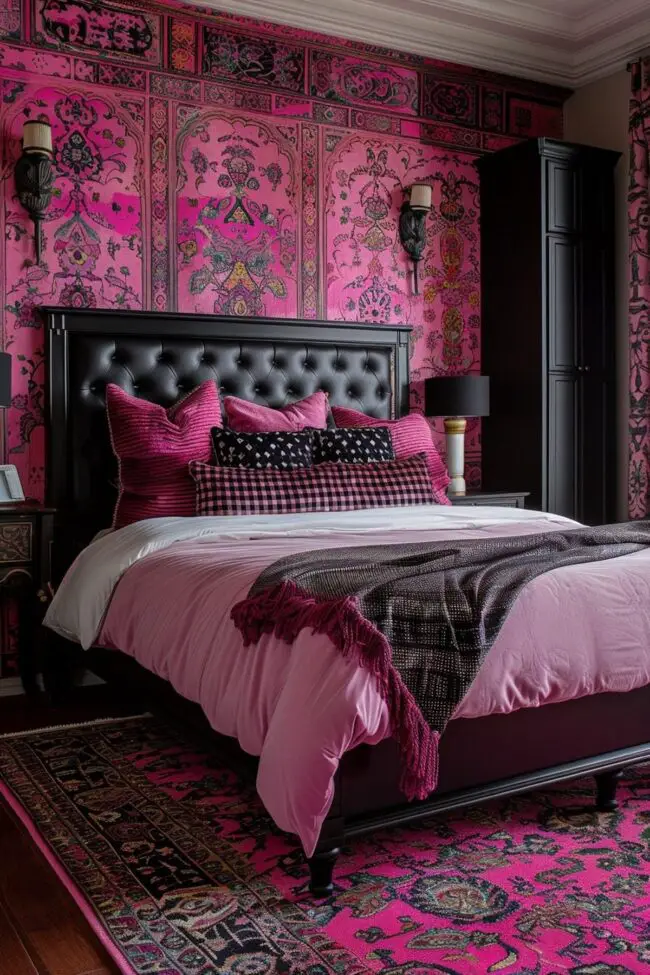 Striking Combinations of Pink and Black