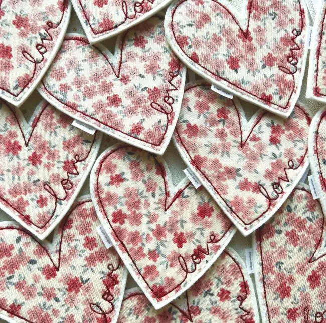 Charming Floral Heart Coasters for Home