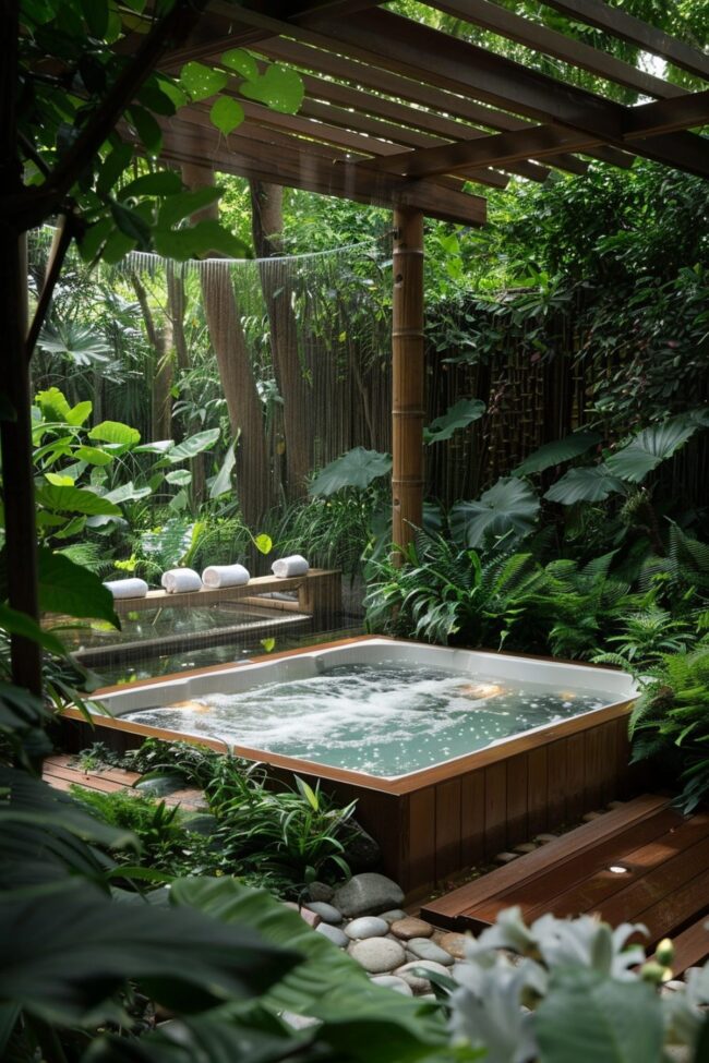 Outdoor Bathing Retreat Experience