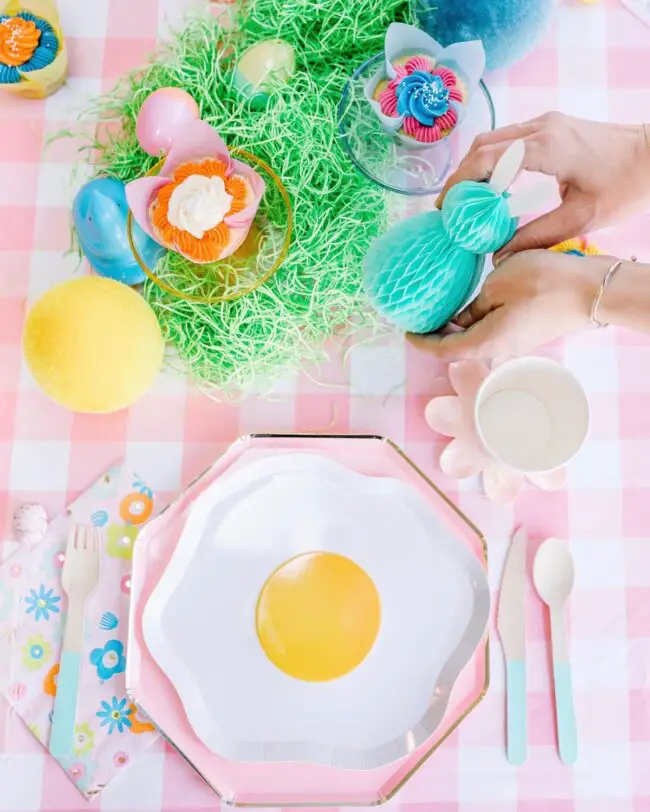 Playful Pastels Adorning the Table