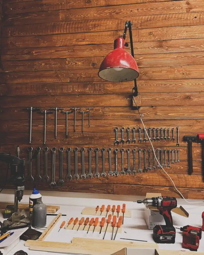 Nostalgic Tool Organization in the Workshop