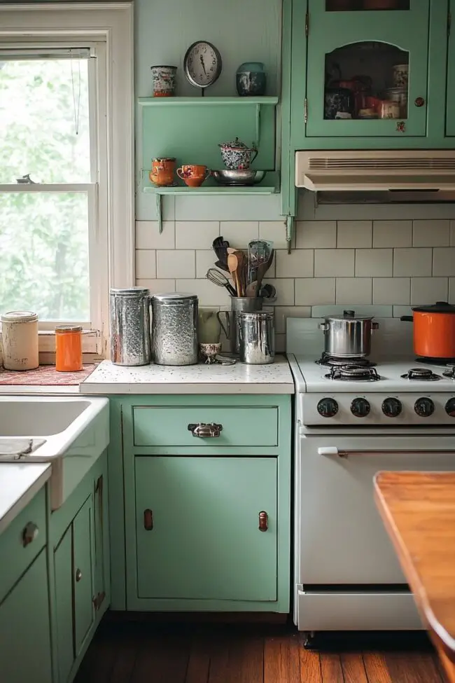 Authentic Kitchen from the 1940s