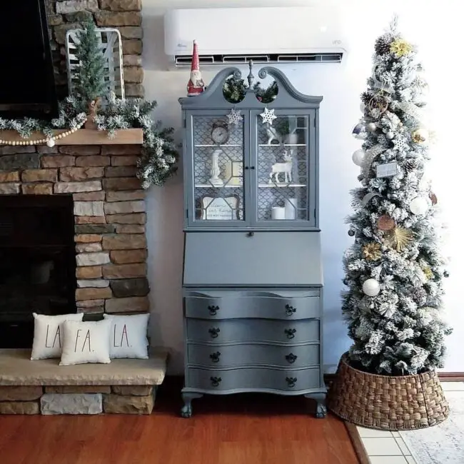 A Snug Winter Corner with Rustic Accents