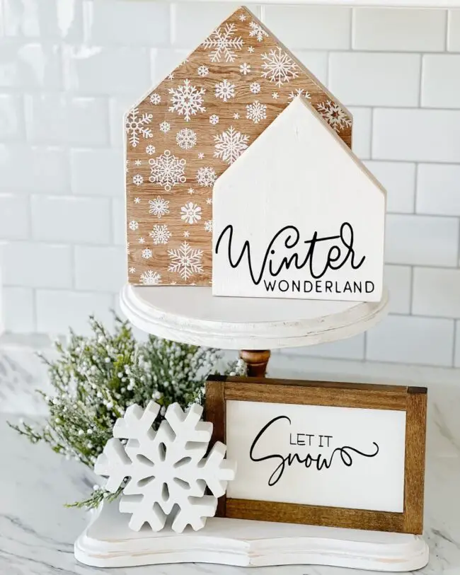 Winter Wonderland Accents for the Home