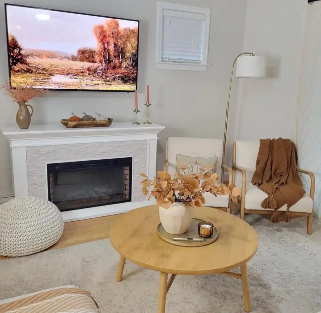 Serene Fall Living Space