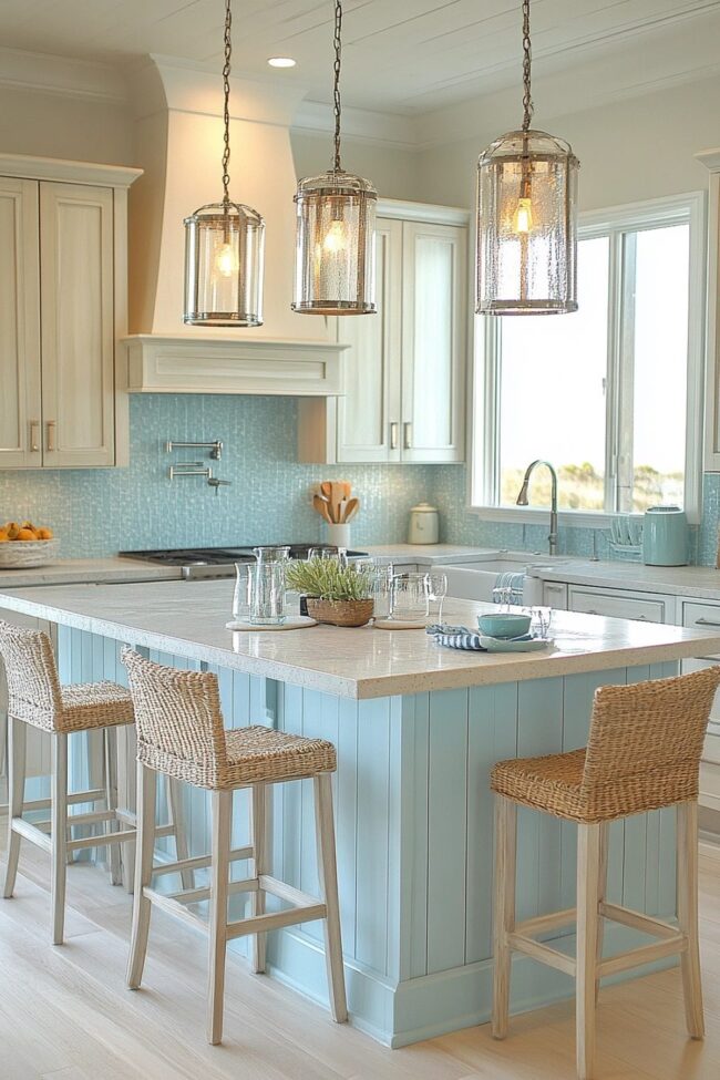 Charming Coastal Kitchen Retreat