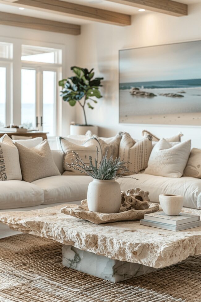 Coastal Retreat in the Living Space