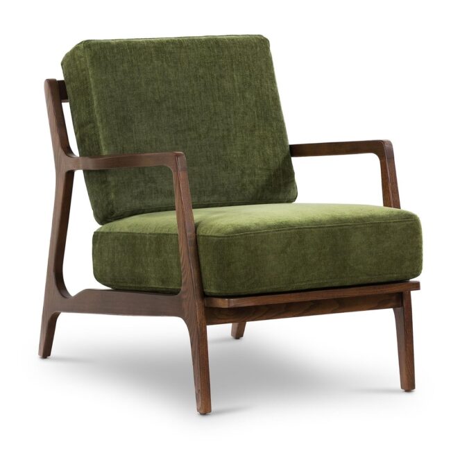 Mid-Century Modern Olive Chair