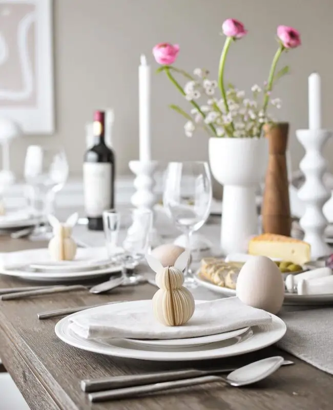 Simple Easter Table Arrangement Ideas