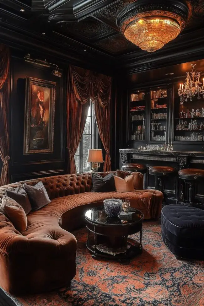 Speakeasy Style Lounge from Prohibition Era