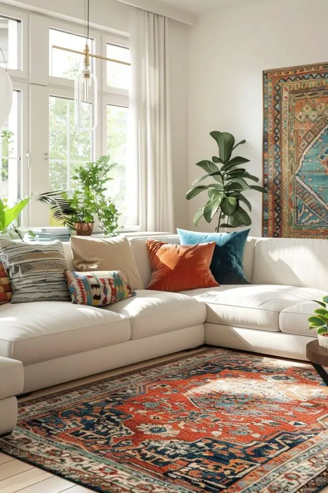 Chic Scandinavian-Inspired Bohemian Space