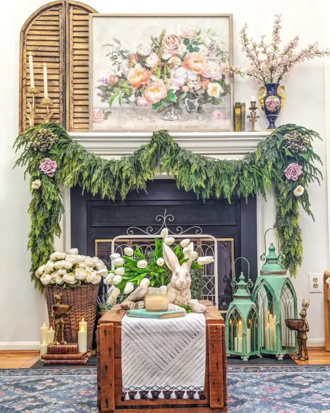 Seasonal Mantel Styling: Transitioning from Winter to Spring