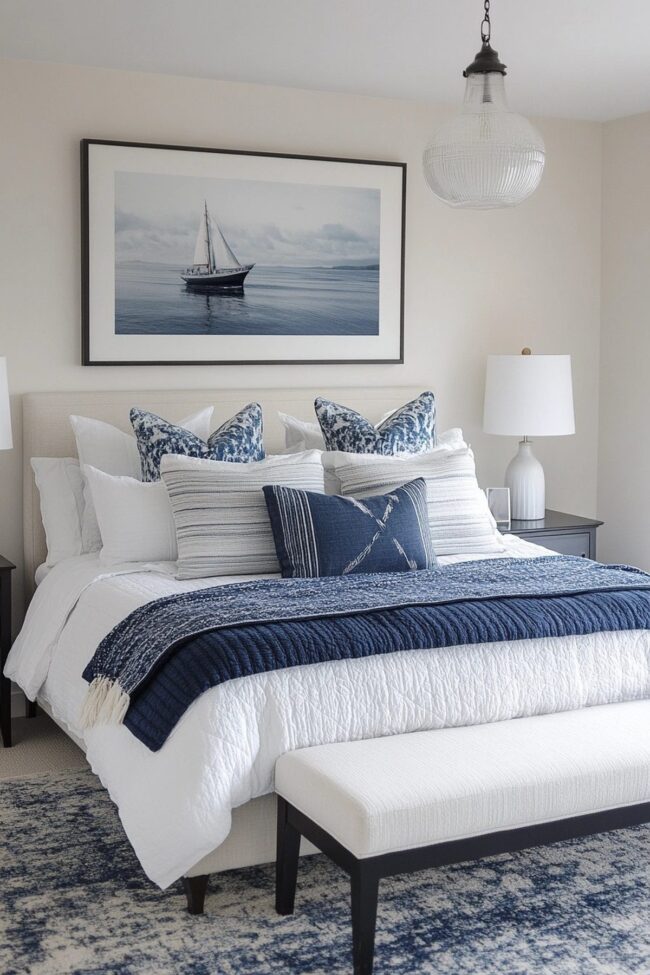 Nautical Inspired Interior Design Space