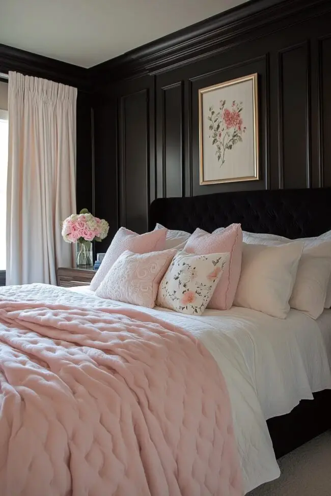 Elegant Black Bedroom Bliss