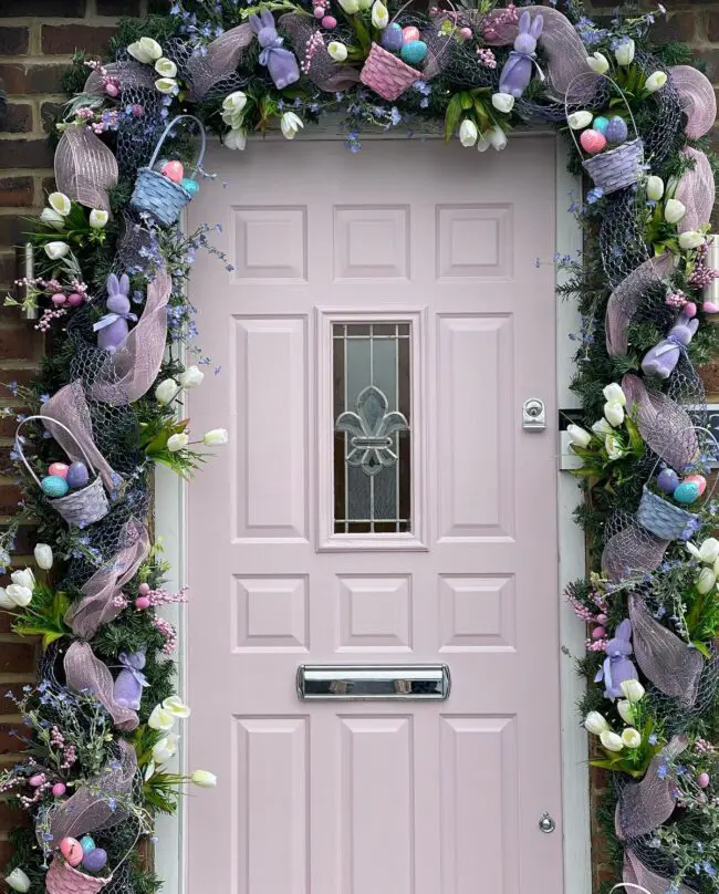 Charming Pastel Door Decoration Delight