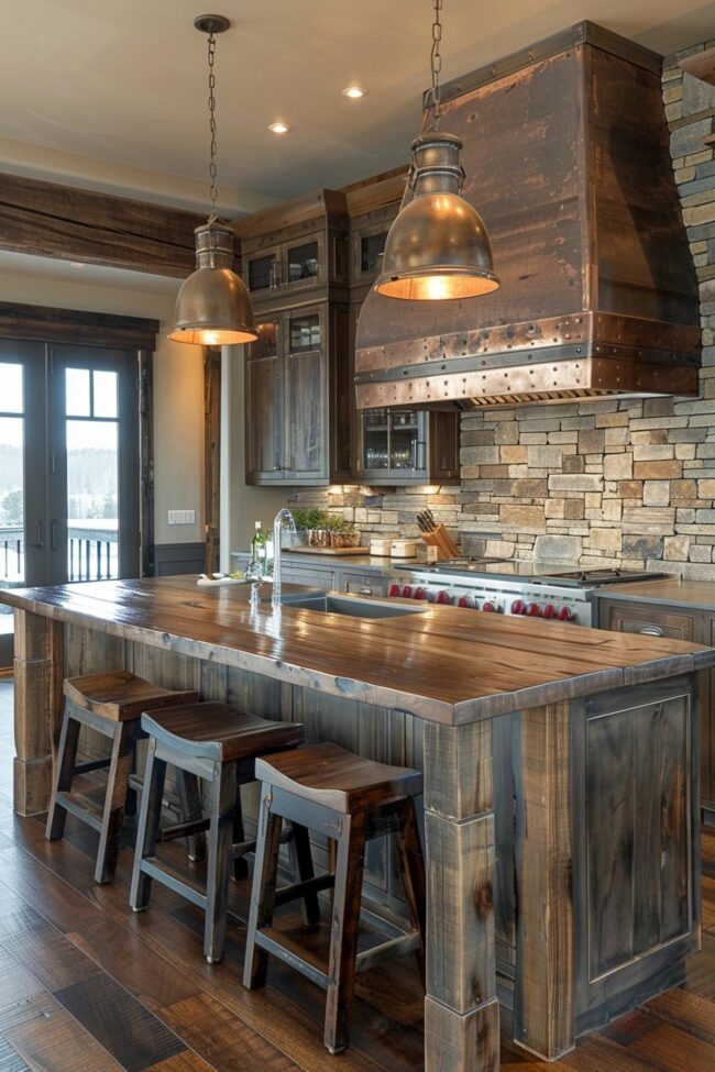 Rustic and Contemporary Kitchen Designs