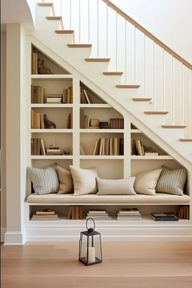 Charming Under-Staircase Reading Retreat