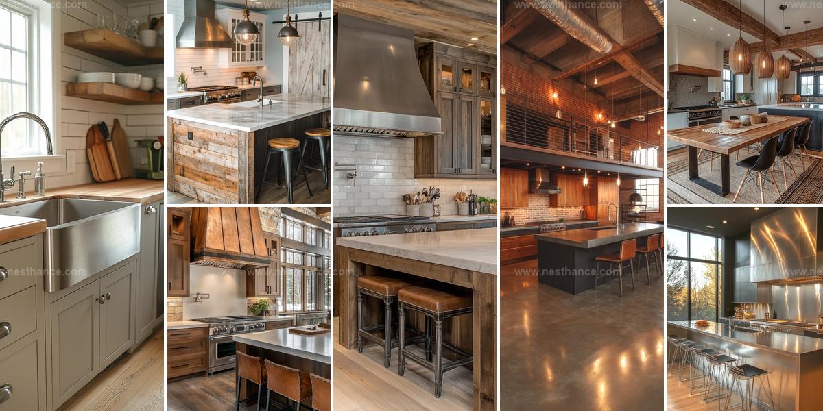 Top Industrial Farmhouse Kitchen Ideas